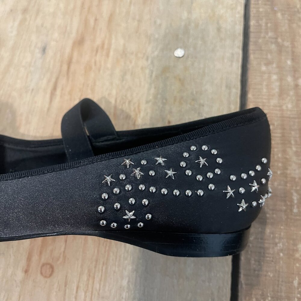 Jeffrey Campbell x FP x UL Stars Align Ballet Flats NWOB Black Size 7.5 - Picture 10 of 12